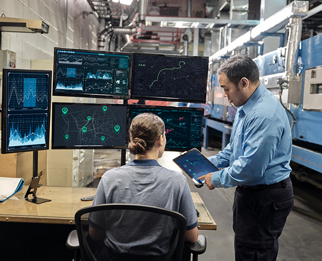 Associates studying data on-premise solution