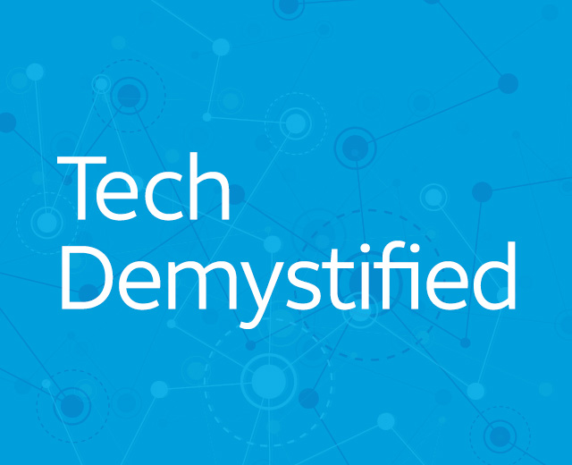 Tech demystified banner